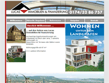 Tablet Screenshot of lucas-immobilien.de